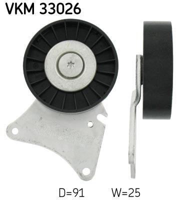 Galet enrouleur de courroie d'accessoire SKF VKM 33026